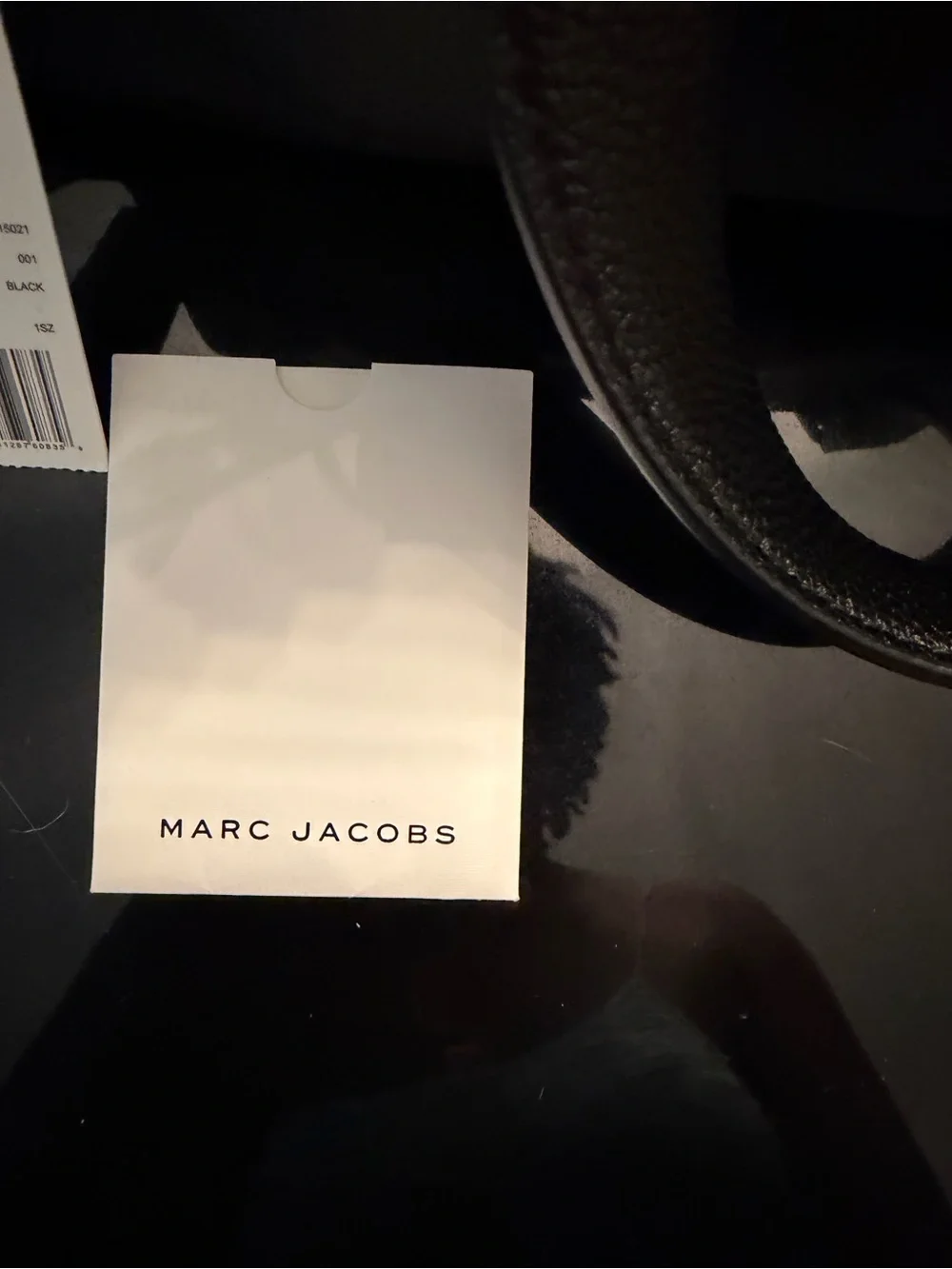 Marc Jacobs Black Pebbled Leather Satchel with Gold Hardware